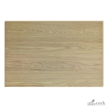 Пробковый плавающий паркет с цифровой HD печатью Робле крем